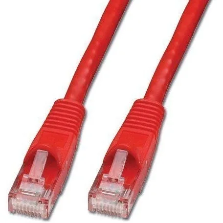 LINDY CAT.6 UTP SNAGLESS NETWORK CABLE RED 0.3M — image 1