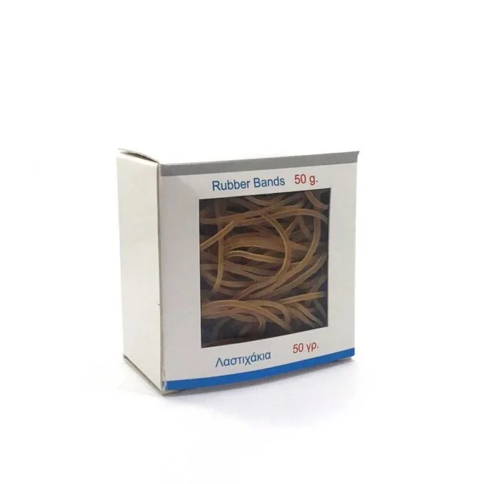 RUBBER BANDS 100% CREPE 50 GRAMS BOX - 120X2MM — image 1