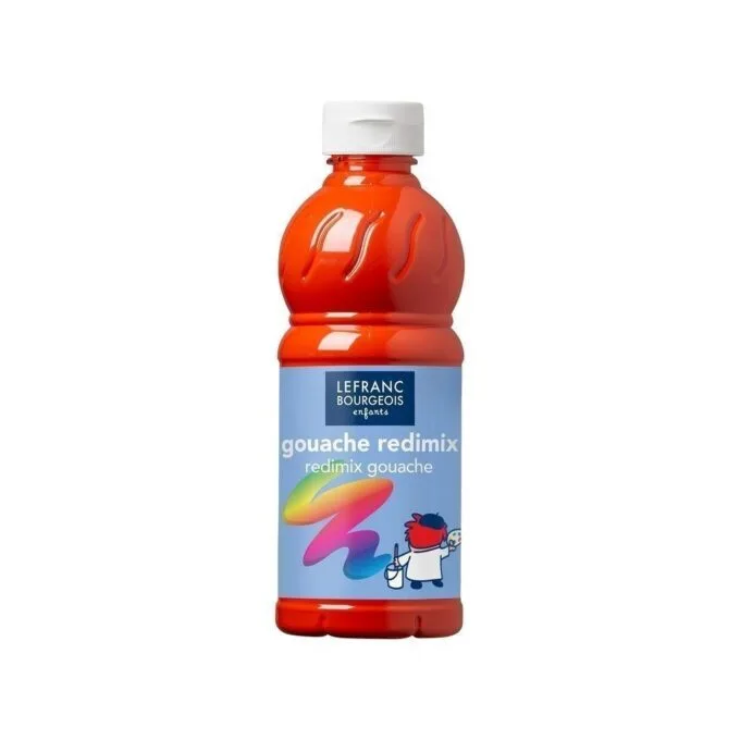L&B EDUCATION GOUACHE REDIMIX 1L BTL BRILLIANT ORANGE — image 1