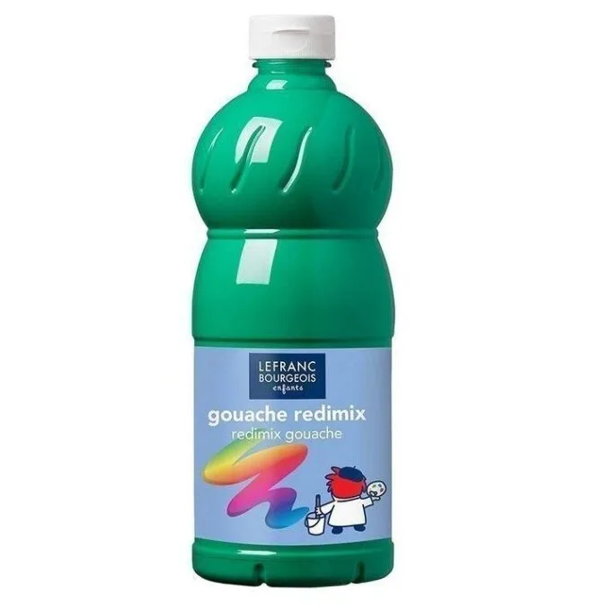 L&B EDUCATION GOUACHE REDIMIX 1L BTL BRILLIANT GREEN — image 1