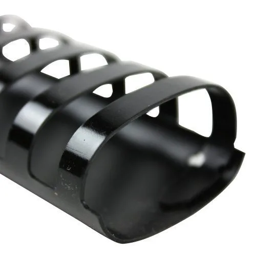 CERRATUS BINDING COMBS 35MM BLACK OVAL 50PCS BOX — image 1