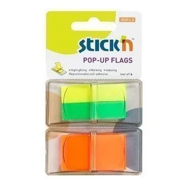 STICK N POP-UP FLAGS 45X12MM+45X25MM 3 X 130 SHEETS PAD — image 1