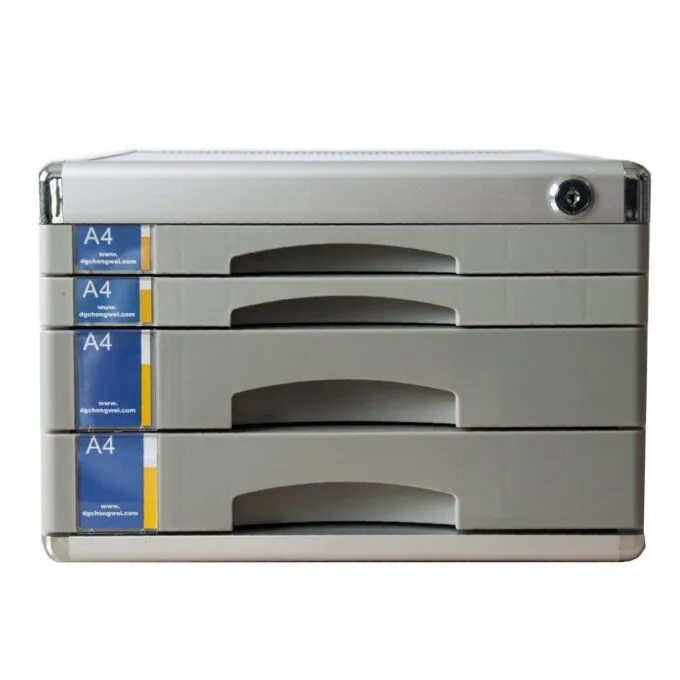 ALUMINIUM DOCUMENT CABINET 4 DRAWERS — image 1