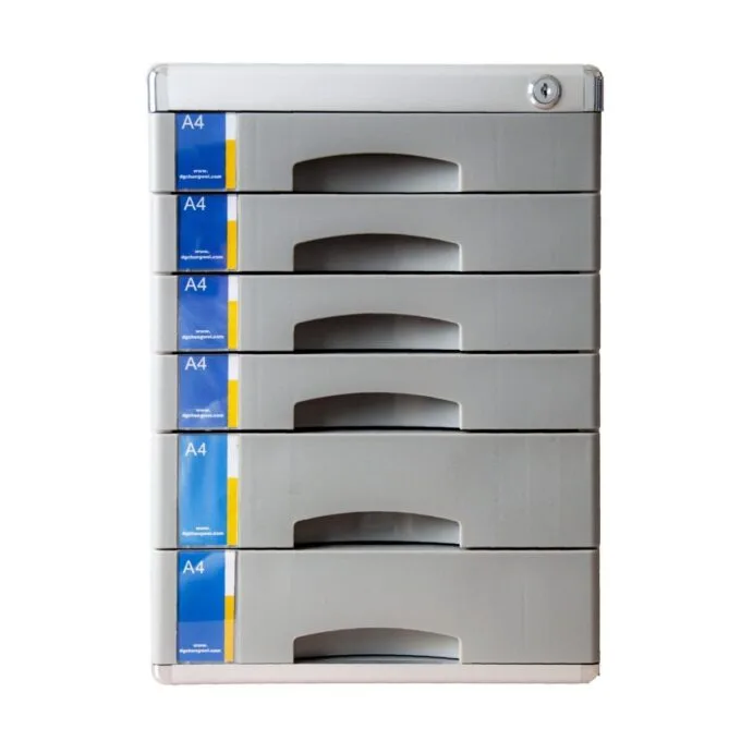 ALUMINIUM DOCUMENT CABINET 6 DRAWERS — image 1