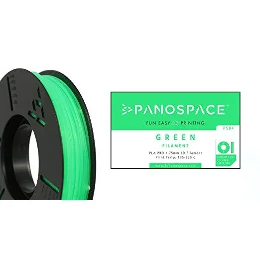 PANOSPACE FILAMENT PLA 1.75MM GREEN 326G — image 1