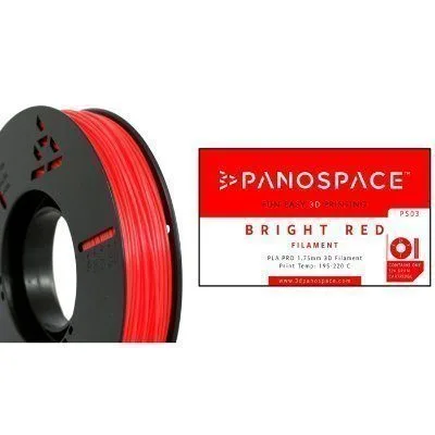 PANOSPACE FILAMENT PLA 1.75MM RED 326G — image 1