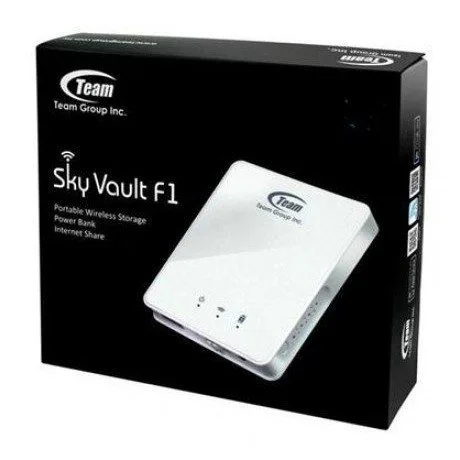 TEAM PORTABLE USB 2.0 READER SKY VAULT F1 WHITE — image 1