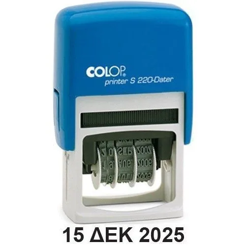 COLOP S 120/-BLISTER D10 BLUE/ BLACK BL10 — image 1