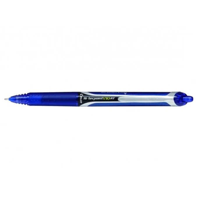 PILOT HI-TECPOINT V10 RT - LIQUID INK ROLLERBALL - BLUE - LARGE — image 1