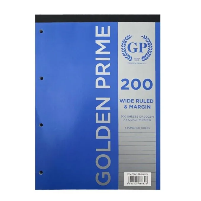 GOLDEN PRIME - REFILL PAD A4 400 PAGES — image 1