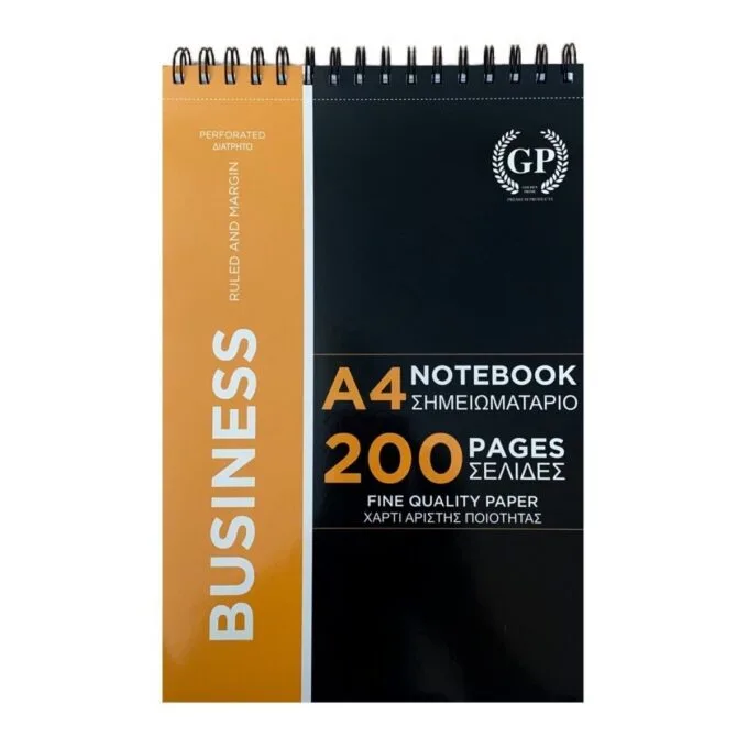 GOLDEN PRIME - BUSINESS PERFORATED - A4 TOP WIRE-O 200 PAGES — image 1
