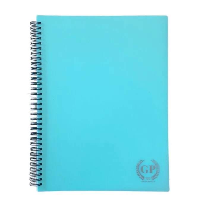 GOLDEN PRIME - PP WIRE-O NOTEBOOK - A4 - 80 SHEETS - ASSORTED PASTEL COLOURS — image 1