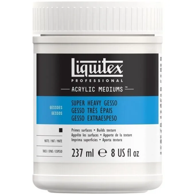 LQX PRO ACRYLIC ADDITIVE 237ML POT SUPER HEAVY GESSO — image 1