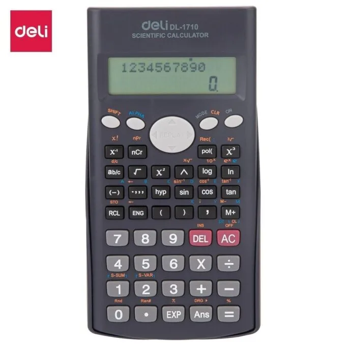 DELI 240F SCIENTIFIC CALCULATOR 10+2 DIGITS — image 1