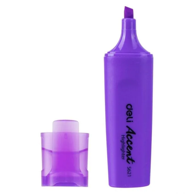 DELI HIGHLIGHTER CHISEL 1-5MM PURPLE — image 1