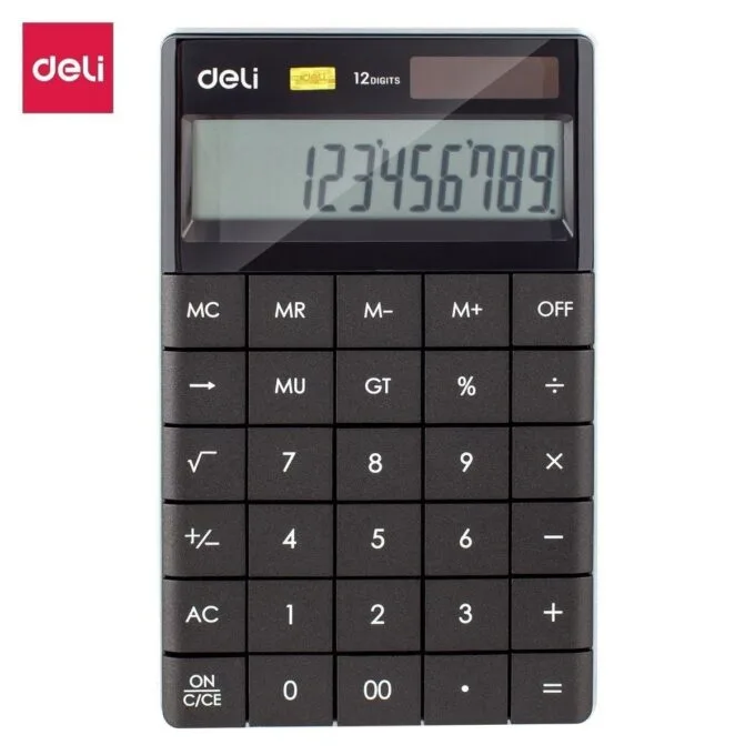 DELI MODERN CALCULATOR 12-DIGIT — image 1