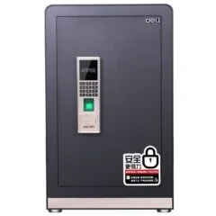 DELI MONEY SAFE - H620 x W380 x D360 - PASSWORD / MASTER KEY / EMERGENCY KEY / FINGERPRINT