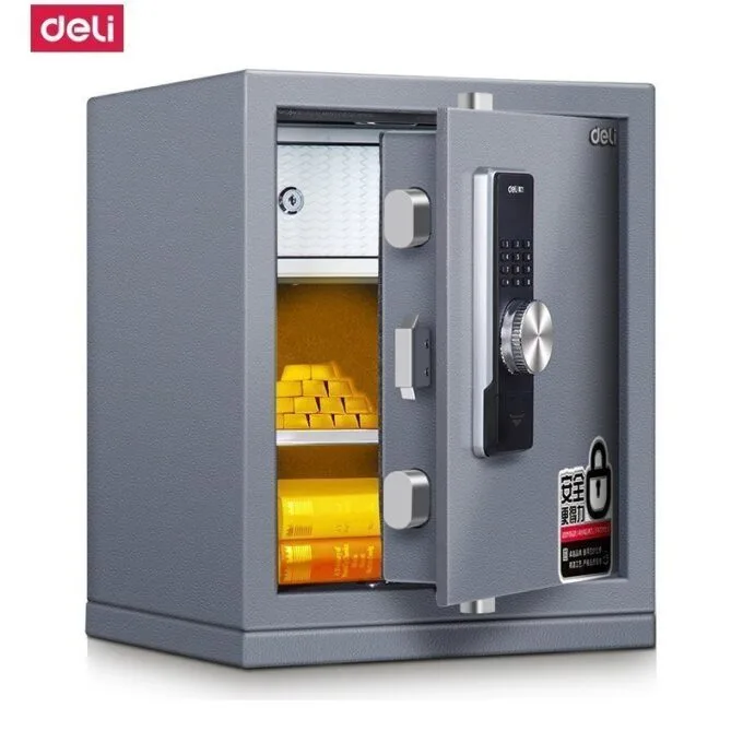 DELI MONEY SAFE - H795 x W480 x D400 - PASSWORD / MASTER KEY / EMERGENCY KEY — image 1