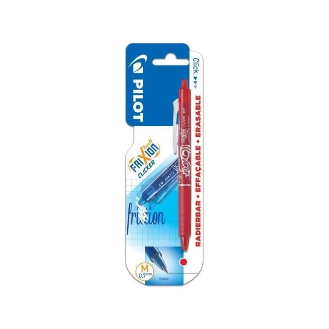 PILOT BLISTER FRIXION CLICKER - MEDIUM - 0.7 RED — image 1