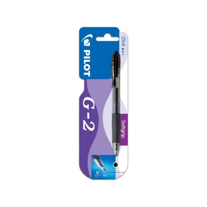 PILOT BLISTER - MEDIUM - G-2 0.7 X 1 BLACK — image 1