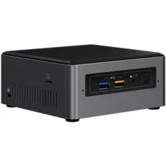 Intel NUC 7th Gen with Optane Memory Ready, Core i3-7100U DC 2.40GHz, 2x DDR4 1.2V SODIMM (max 32GB), 2.5" HDD/SSD + NVMe/SATA M.2 SSD (42/80mm), Intel 4K HD Graphics 620, Microphone, 7.1 Audio, (2+2)xUSB 3.0, 1xLAN GbE, IR, WiFi 8265 AC + BT 4.2