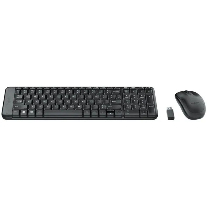 LOGITECH MK220 Wireless Combo - BLACK - ARA — image 1