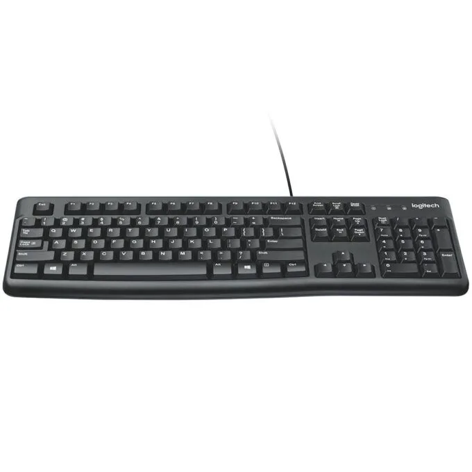 LOGITECH K120 Corded Keyboard - BLACK - USB - HRV-SLV-SRB — image 3