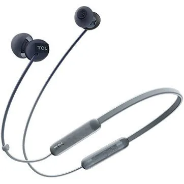 TCL Neckband (in-ear) Bluetooth Headset, Frequency of response: 10-23K, Sensitivity: 104 dB, Driver Size: 8.6mm, Impedence: 28 Ohm, Acoustic system: closed, Max power input: 25mW, Connectivity type: Bluetooth only (BT 5.0), Color Phantom Black — image 1