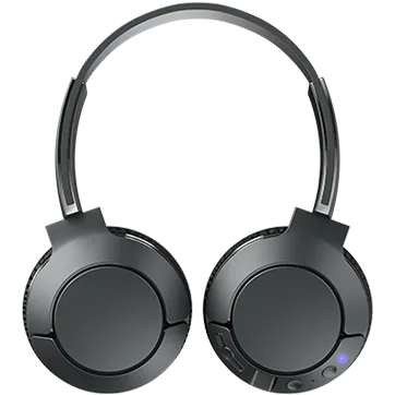 TCL On-Ear Bluetooth Headset, Strong BASS, flat fold, Frequency: 10-22K, Sensitivity: 102 dB, Driver Size: 32mm, Impedence: 32 Ohm, Acoustic system: closed, Max power input: 30mW, Connectivity type: Bluetooth only (BT 4.2), Color Shadow Black — image 2