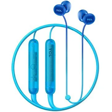 TCL Neckband (in-ear) Bluetooth Headset, Frequency of response: 10-23K, Sensitivity: 104 dB, Driver Size: 8.6mm, Impedence: 28 Ohm, Acoustic system: closed, Max power input: 25mW, Connectivity type: Bluetooth only (BT 5.0), Color Ocean Blue — image 3