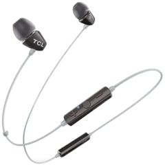 TCL In-ear Bleutooth Headset, Frequency of response: 10-22K, Sensitivity: 105 dB, Driver Size: 8.6mm, Impedence: 16 Ohm, Acoustic system: closed, Max power input: 20mW, Connectivity type: Bluetooth only (BT 4.2), Color Phantom Black