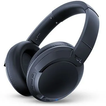 TCL Over-Ear Bluetooth Headset, HRA, slim fold, Frequency of response: 9-40K, Sensitivity: 100 dB, Driver Size: 40mm, Impedence: 24 Ohm, Acoustic system: closed, Max power input: 50mW, Bluetooth (BT 5.0) & 3.5mm jack, Hi-Res Audio,Color Midnight Blue — image 1