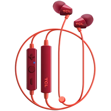 TCL In-ear Bluetooth Headset, Frequency of response: 10-22K, Sensitivity: 105 dB, Driver Size: 8.6mm, Impedence: 16 Ohm, Acoustic system: closed, Max power input: 20mW, Connectivity type: Bluetooth only (BT 4.2), Color Sunset Orange — image 2