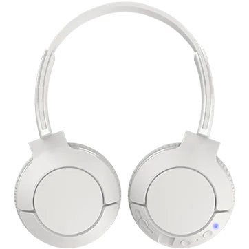 TCL On-Ear Bluetooth Headset, Strong BASS, flat fold, Frequency: 10-22K, Sensitivity: 102 dB, Driver Size: 32mm, Impedence: 32 Ohm, Acoustic system: closed, Max power input: 30mW, Connectivity type: Bluetooth only (BT 4.2), Color Ash White — image 2