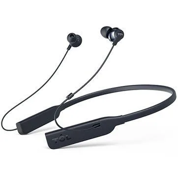 TCL Neckband (in-ear) Bluetooth + ANC Headset, HRA, Frequency: 8-40K, Sensitivity: 100 dB, Driver Size: 12.2mm, Impedence: 32 Ohm, Acoustic system: closed, Max power input: 30mW, Bluetooth (BT 4.2) & 3.5mm jack,HiRes Audio & ANC, Color Midnight Blue — image 1