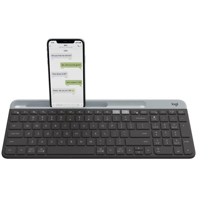 LOGITECH K580 Slim Multi-Device Bluetooth Keyboard - GRAPHITE - RUS — image 1