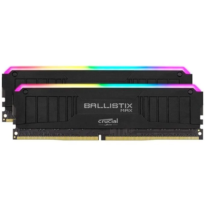 Crucial Ballistix 2x8GB (16GB Kit) DDR4 3000MT/s CL15 Unbuffered DIMM 288pin Black RGB — image 1