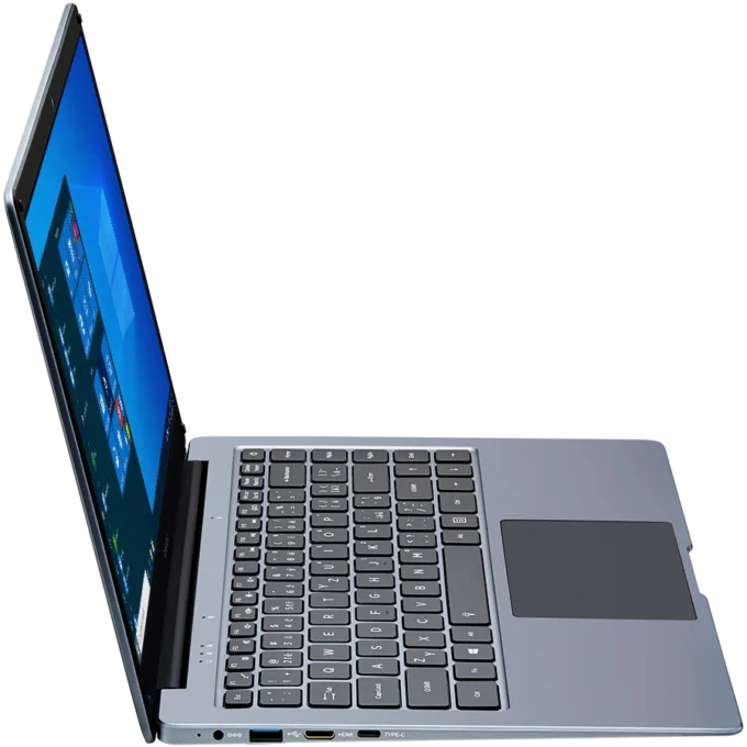 Prestigio SmartBook 141 C4, 14.1"(1920*1080) IPS, Windows 10 Pro, up to 2.2GHz DC AMD A4-9120e, 4/64GB, BT 4.0, WiFi, USB 3.0, USB 2.0, USB Type-C, HDD 2.5" slot, MicroSD card slot, mini HDMI, 0.3MP cam, Backlit Keyboard, EN+CZ+SK kbd, 7.4V@4800mAh bat, Dark grey — image 5