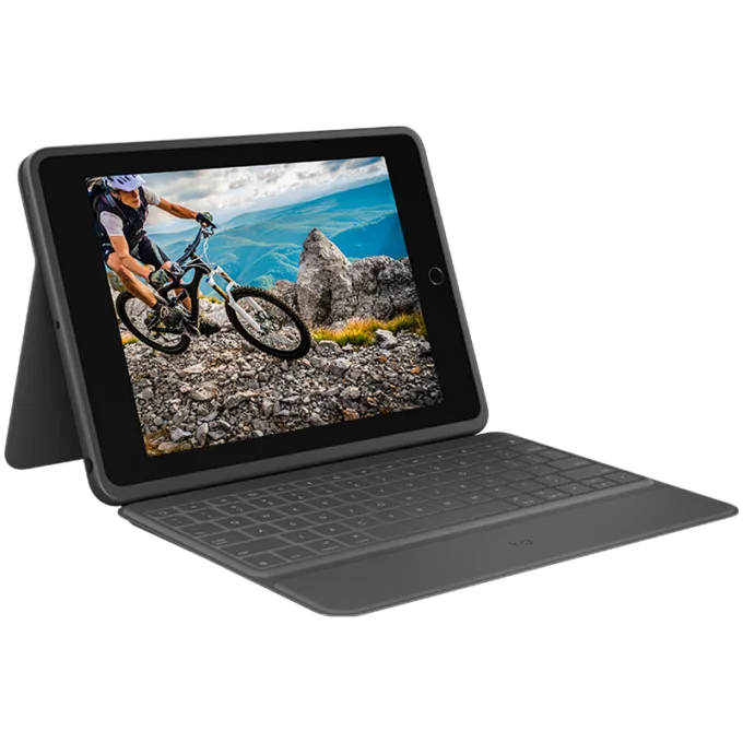 LOGITECH Rugged Folio with Smart Connector for iPad - GRAPHITE - UK — image 1