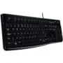 LOGITECH K120 Corded Keyboard - BLACK - USB - EST