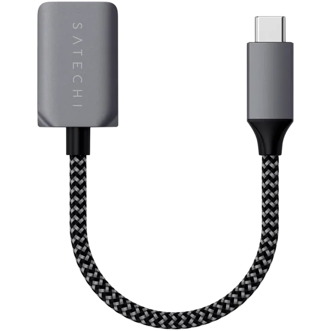 SATECHI USB-C to USB 3.0 Adapter Cable Space Gray — image 1