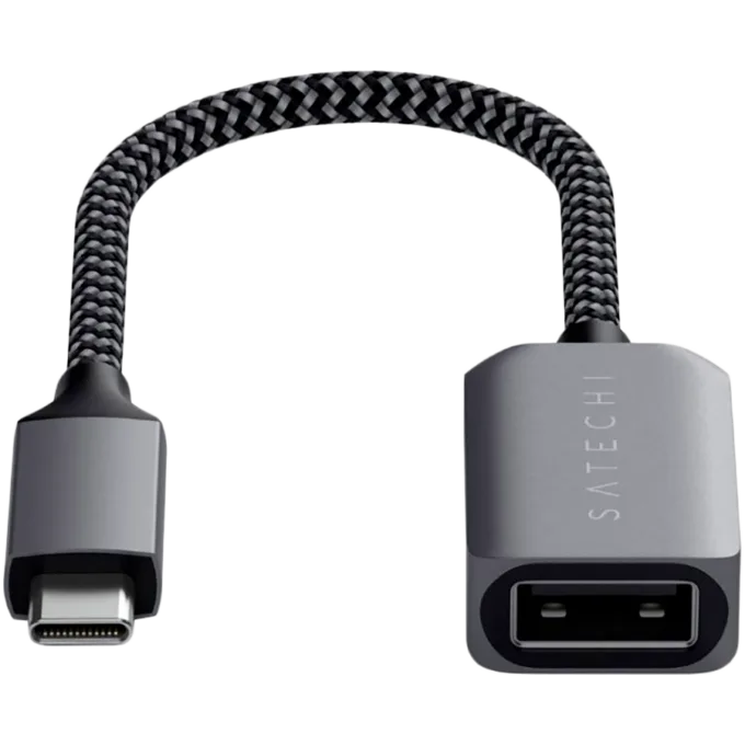 SATECHI USB-C to USB 3.0 Adapter Cable Space Gray — image 2