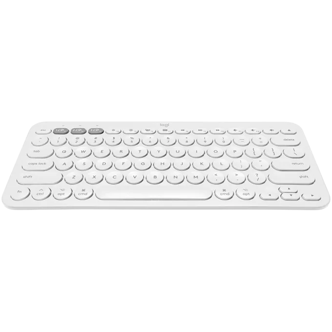 LOGITECH K380 Multi-Device Bluetooth Keyboard - OFF-WHITE - US INT'L — image 1