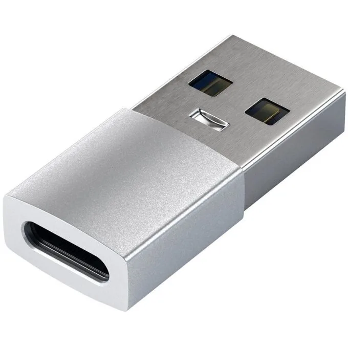 SATECHI Type-A to Type-C Adapter -Silver — image 1
