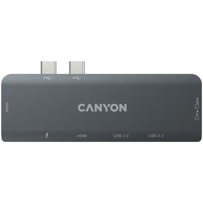 CANYON hub DS-5 7in1 Thunderbolt 3 Space Grey — image 4
