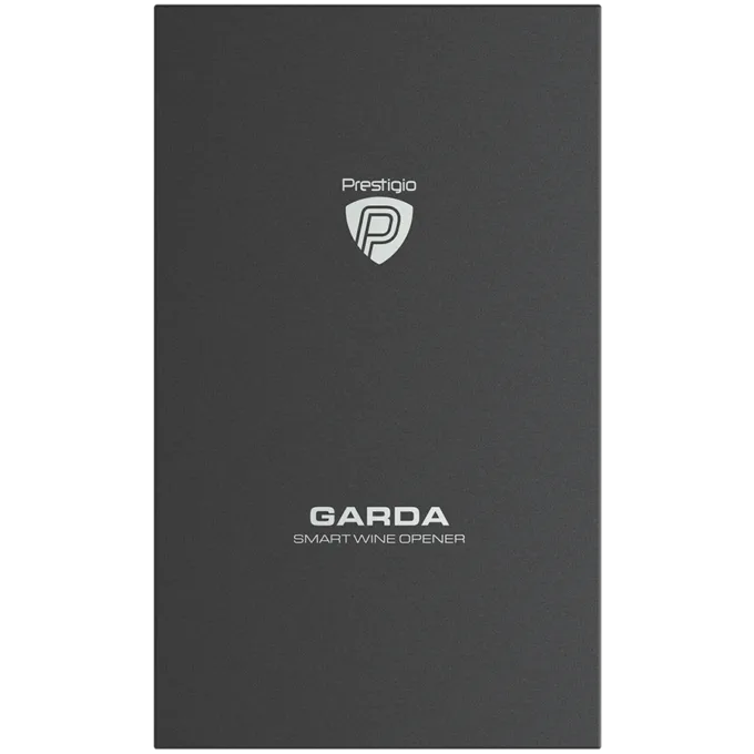 Prestigio Garda, smart wine opener, simple operation with 2 buttons, aerator, vacuum stopper preserver, foil cutter, opens up to 50 bottles wihout recharging, premium design, 500mAh battery, Dimensions D 17mm* H 290mm* W100 mm, silver color. — image 11