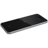 Prestigio ReVolt A5, 3-in-1 wireless charging station for iPhone, Apple Watch, AirPods, wilreless output for phone 7.5W/10W, wireless output for AirPods 5W, wireless output for Apple Watch 2.5W, material: aluminum+tempered glass, black+space grey color.