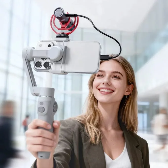 BOYA BY-MM1 AI - On Camera Shotgun Mic with AI Noise Cancellation, APP, EQ, 3,5mm/USB-C — image 7