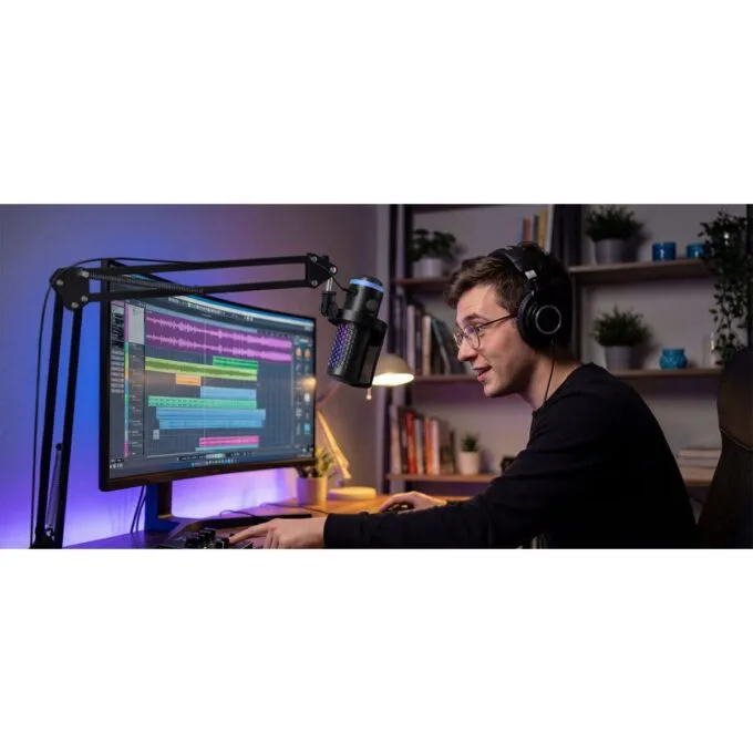BOYA CastMic G40B - Dual-Diaphragm USB Microphone & Arm 24bit 192kHz Plug&Play — image 4