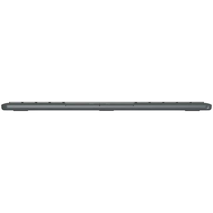 Prestigio Click&Touch 2, wireless multimedia smart keyboard with touchpad embedded into keys, auto-switch between keyboard and touchpad modes, touch multimedia sliders, left and right physical "mouse" buttons, connects up to 5 devices via Bluetooth and Type-C, Clevetura App. KB layout: ENG, color: space grey — image 7